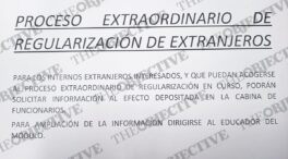 Prisiones coloca carteles en los módulos de las cárceles para acelerar la regularización
