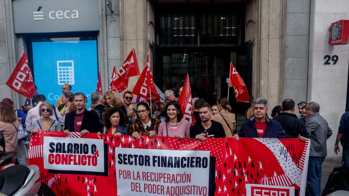 Los sindicatos preparan un junio caliente de movilizaciones que afectará a todos los bancos