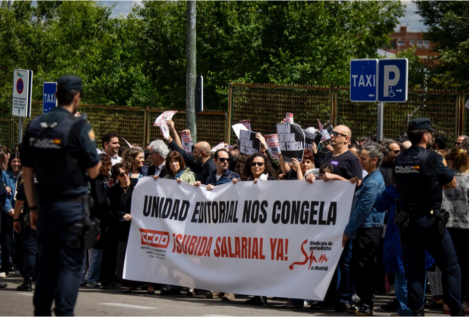 Los trabajadores de Unidad Editorial arrancan  protestas tras 15 años de salarios congelados