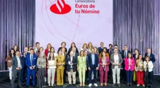 Los trabajadores de Banco Santander destinan con 'Euros de tu Nómina' más de 620.000 euros a proyectos sociales