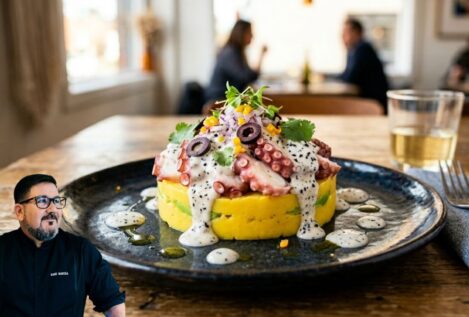Dani García, chef andaluz Michelin: el pulpo en conserva es un buen aperitivo, pero tienes una cena increíble si lo mezclas en una causa limeña o en salpicón
