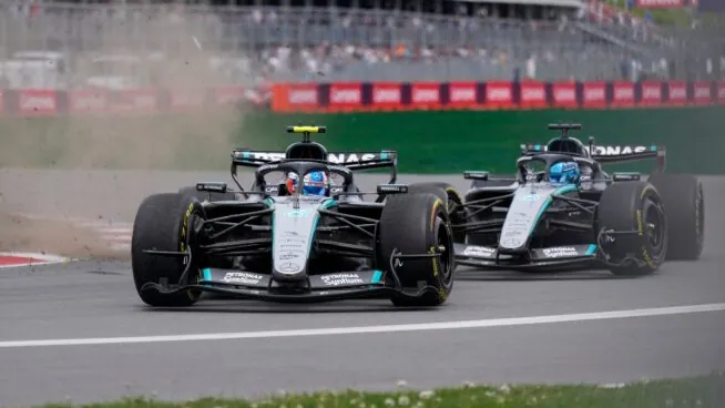 Guerra interna en Mercedes: Russell vence en la sprint marcada por el choque con Antonelli
