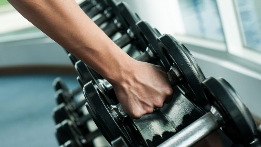 Entrenamiento con pesas 