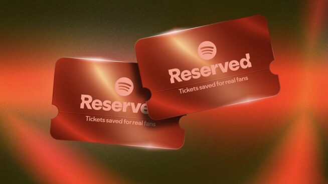 Spotify abre la puerta a la preventa de entradas a conciertos