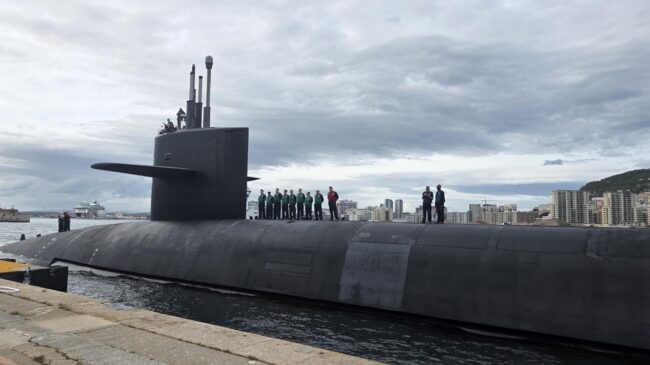 El mayor submarino nuclear de Estados Unidos atraca en Gibraltar