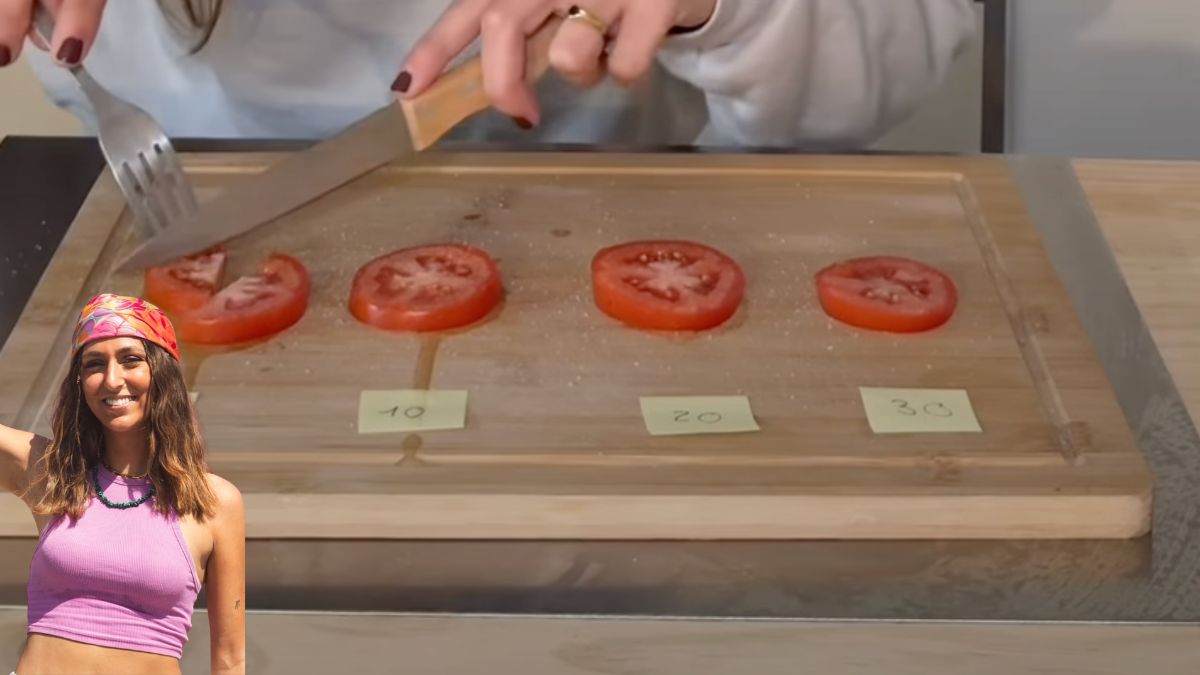 Camino, cocinera de ‘MasterChef 11’: «Salar el tomate justo antes de comerlo es un error, para potenciar el triple su sabor hazlo 15 minutos antes»