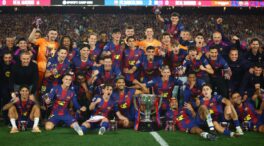El Barça hunde más al Real Madrid tras proclamarse campeón de LaLiga en el Clásico