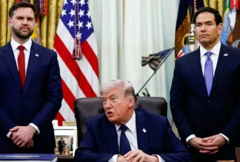 Trump apuesta por el 'ticket' de Vance y Rubio para 2028 sin decir a quien prefiere presidente
