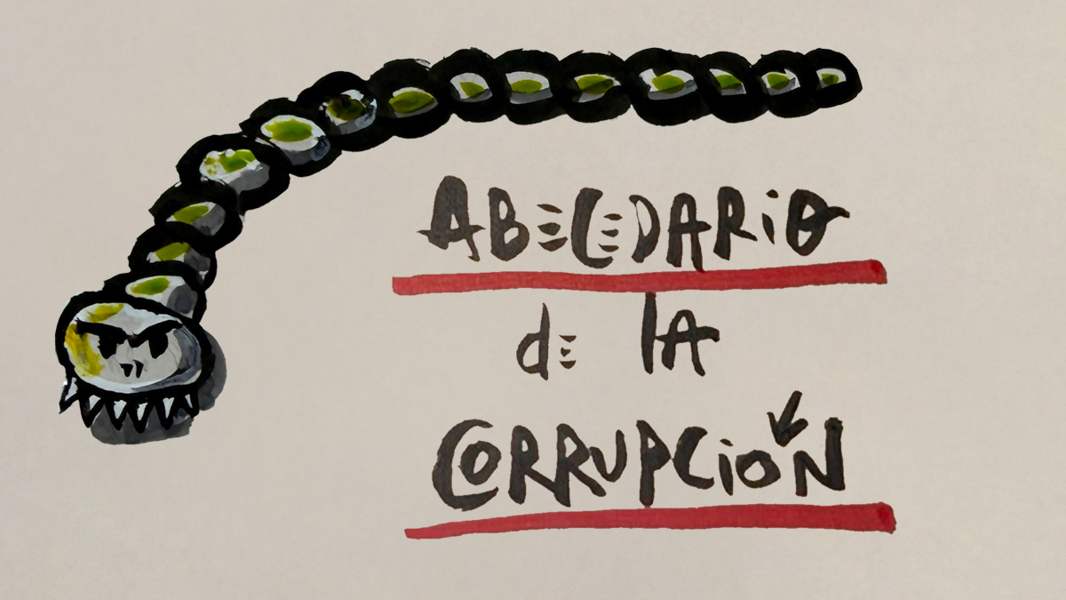 La viñeta sobre... El abecedario de la corrupción