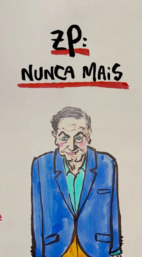 La viñeta sobre… ZP de chapapote hasta el cogote
