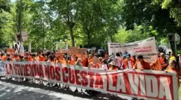 Miles de personas toman las calles de Madrid en defensa del derecho a una «vivienda digna»