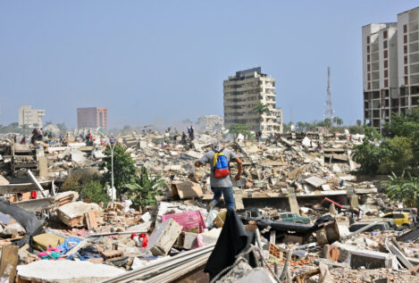 La población de Venezuela en las zonas afectadas por los terremotos estalla contra las autoridades