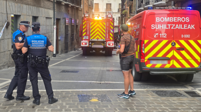 Un muerto y dos heridos muy graves tras ser atropellados por un camión en Pamplona