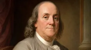 Benjamin Franklin, padre fundador de EEUU, sobre alcanzar la felicidad: «Acostarse y levantarse temprano hace a un hombre saludable, rico y sabio»
