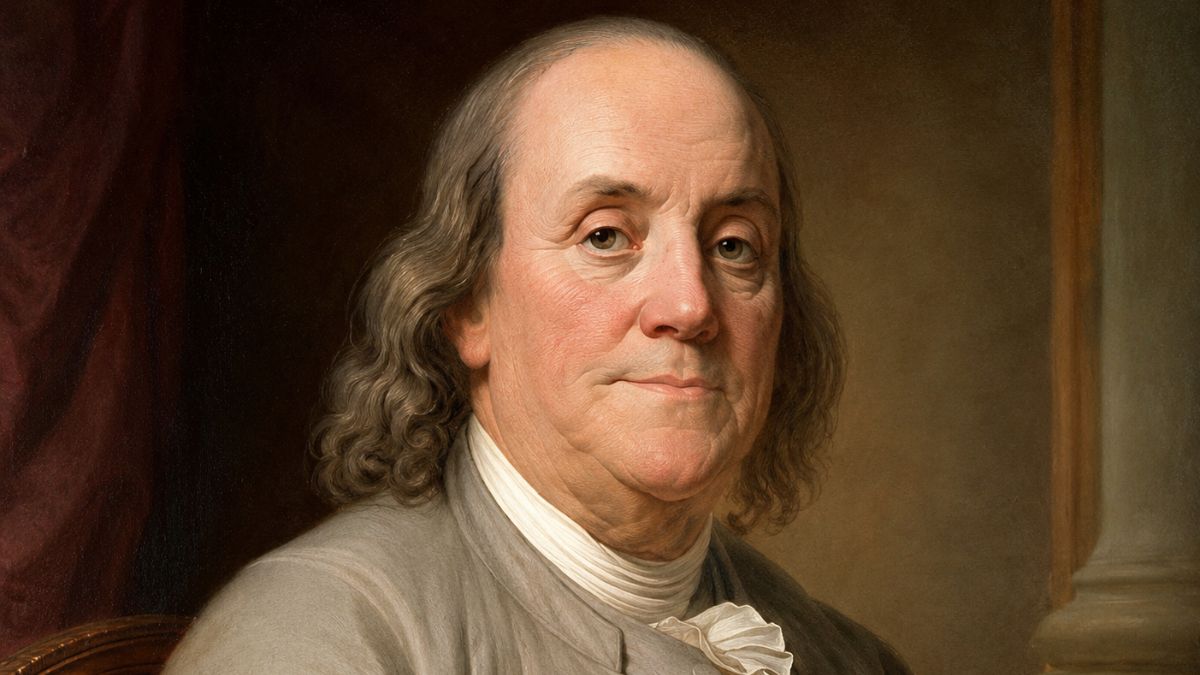 Benjamin Franklin, padre fundador de EEUU, sobre alcanzar la felicidad: «Acostarse y levantarse temprano hace a un hombre saludable, rico y sabio»
