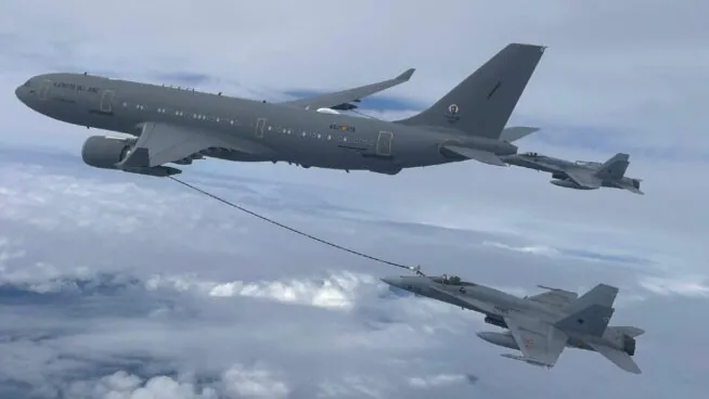 El Ejército del Aire despliega por primera vez en un ejercicio de la OTAN un avión cisterna A330