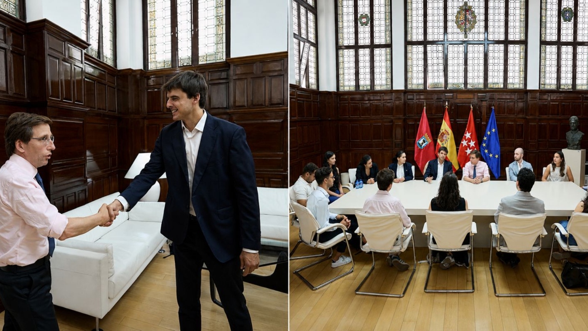 José Luis Martínez-Almeida recibe a AP Institute