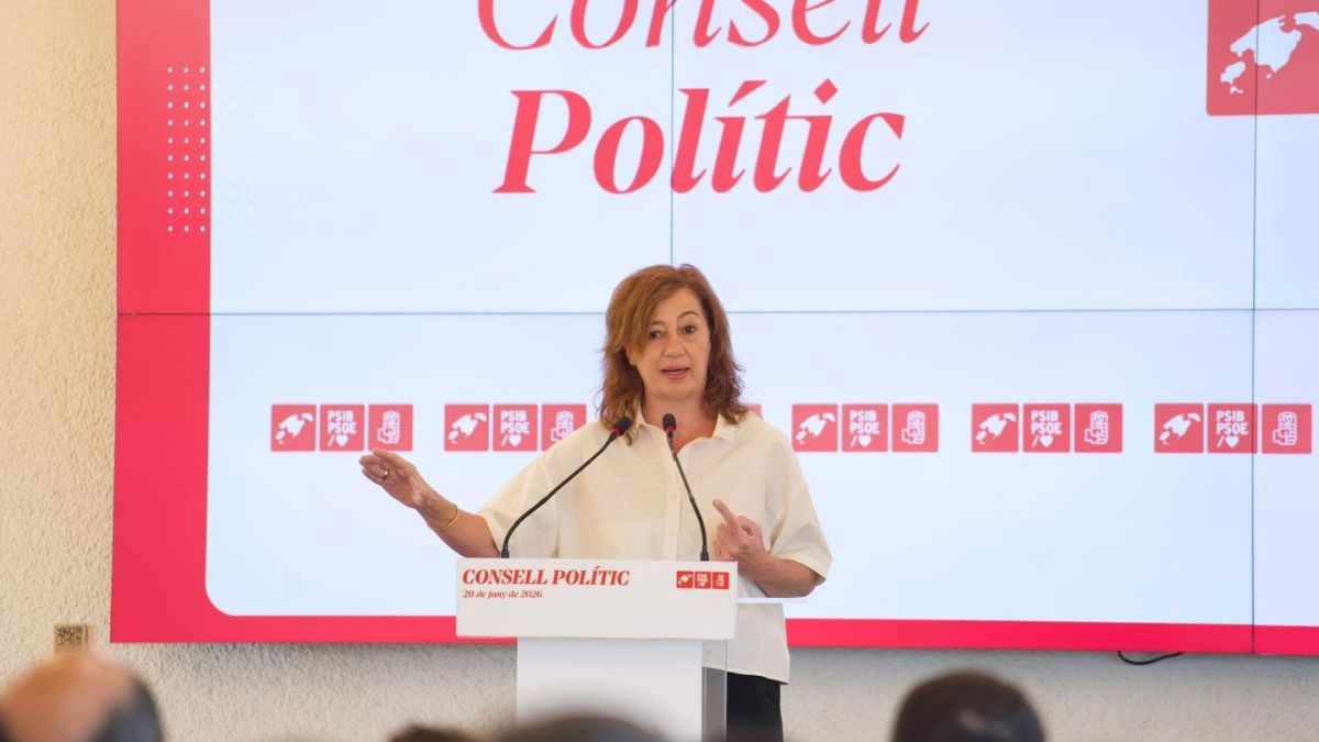 Armengol renuncia a ser la candidata del PSOE balear en las próximas elecciones autonómicas