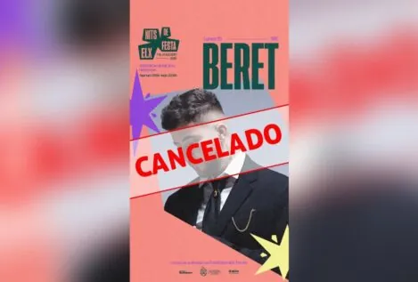 Cancelan un concierto de Beret en Elche tras su detención por presunta agresión sexual