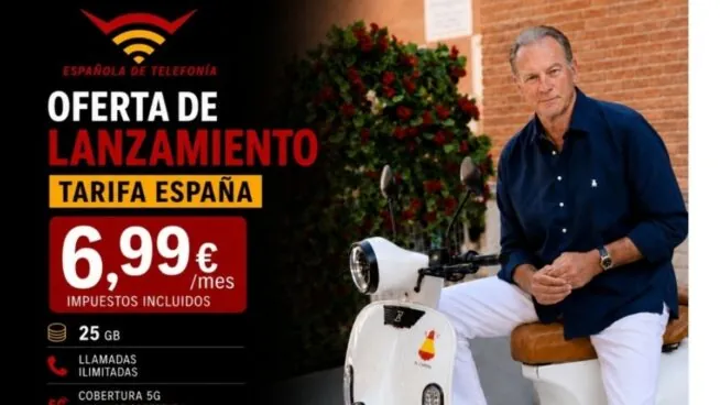 Bertín Osborne presenta una compañía de telefonía patriota: «Las cosas, a derechas»