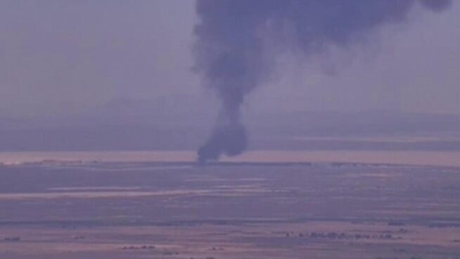 Ocho muertos tras estrellarse un bombardero en una base de EEUU en California