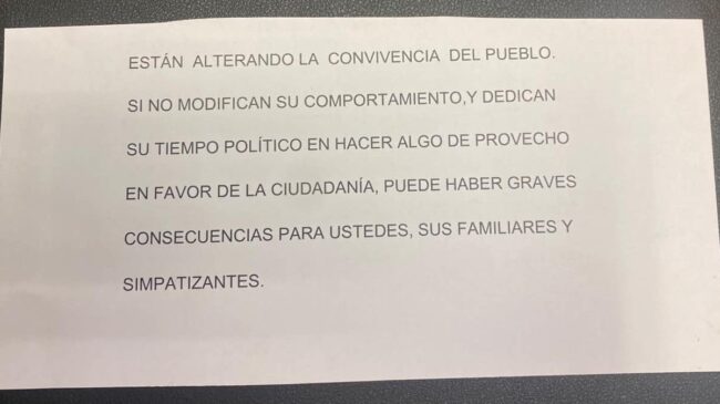 Vox denuncia haber recibido una carta con amenazas a cargos y familiares en Valladolid