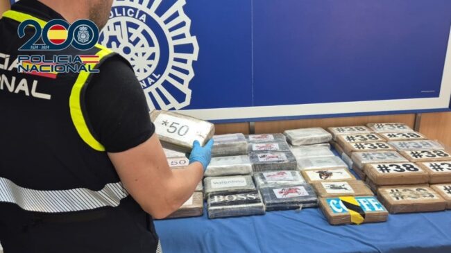 La Policía incauta 80 kilos de cocaína y desarma un grupo de narcotráfico en Valencia