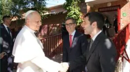 El Papa asegura en un centro de Cáritas Madrid que la «caridad no admite demoras»