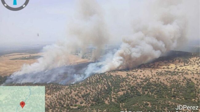 Controlado en Granada el incendio forestal que afecta a un paraje de la Alpujarra