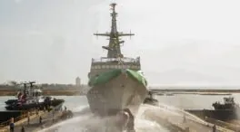Navantia bota la sexta corbeta para Arabia Saudí y avanza en la construcción de dos más