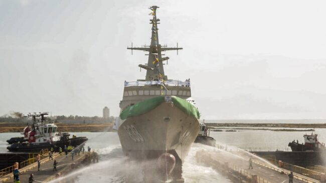 Navantia bota la sexta corbeta para Arabia Saudí y avanza en la construcción de dos más