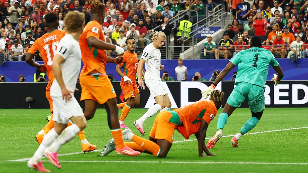 Haaland rescata a Noruega ante Costa de Marfil para seguir remando en el Mundial
