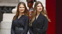 Leonor y Sofía se estrenan con León XIV: un lote de productos asturianos de regalo, charla en el Palacio Real y la fe como hilo conductor