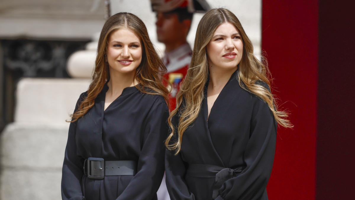 Leonor y Sofía se estrenan con León XIV: un lote de productos asturianos de regalo, charla en el Palacio Real y la fe como hilo conductor