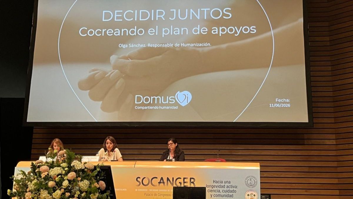 DomusVi lleva al Congreso de la SEGG su modelo Humaniza sobre cuidados del día a día