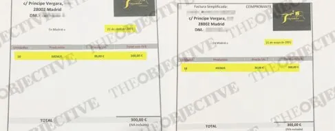 Facturas pagadas por el PSOE a la trama.