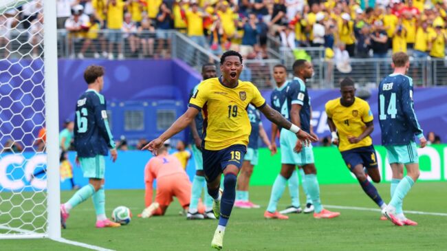 Gonzalo Plata desata la locura en la remontada de Ecuador contra Alemania