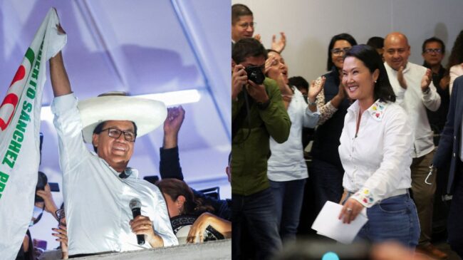 Roberto Sánchez y Keiko Fujimori pelearán voto a voto por ser el nuevo presidente de Perú