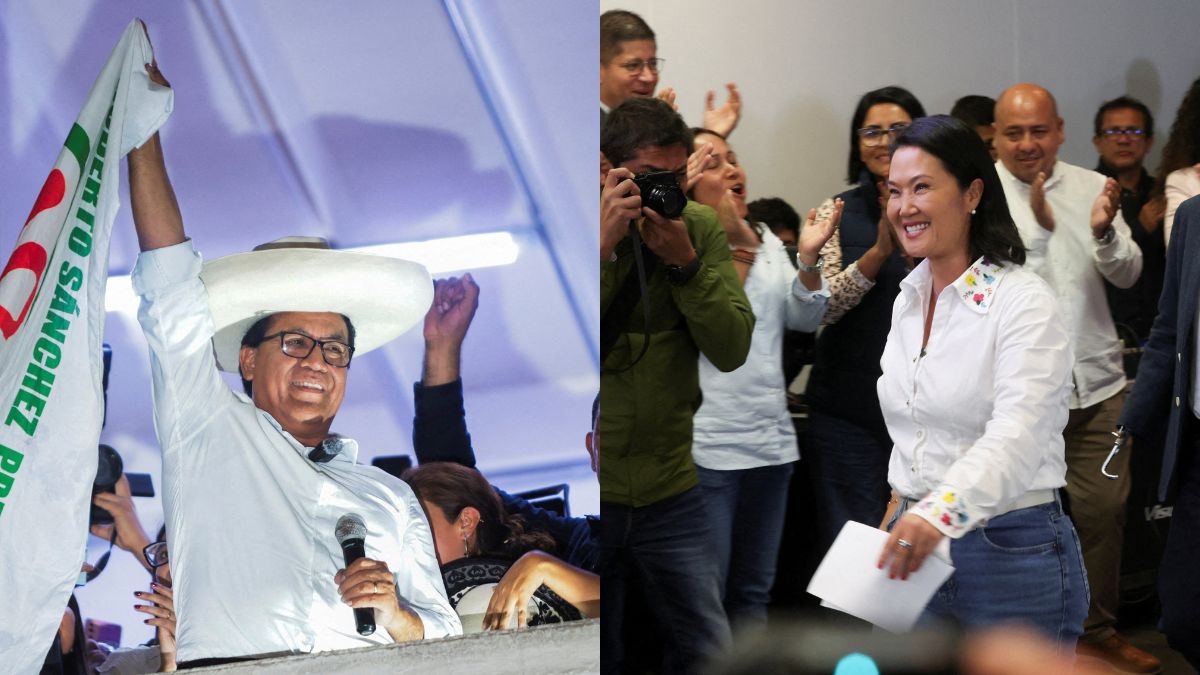 Roberto Sánchez y Keiko Fujimori pelearán voto a voto por ser el nuevo presidente de Perú