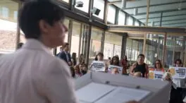 El Sindicato de Inquilinas interrumpe un acto de la ministra de Vivienda, Isabel Rodríguez
