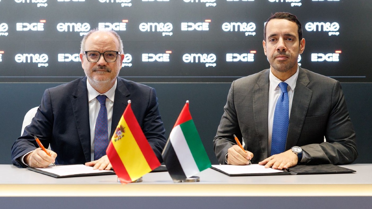 Escribano y la emiratí EDGE firman una alianza con un potencial negocio de 1.500 millones