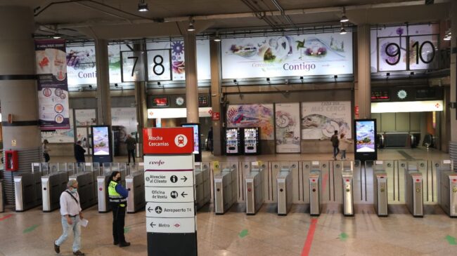 Detenidos dos hombres por robo y lesiones graves con un machete a un vigilante de Renfe