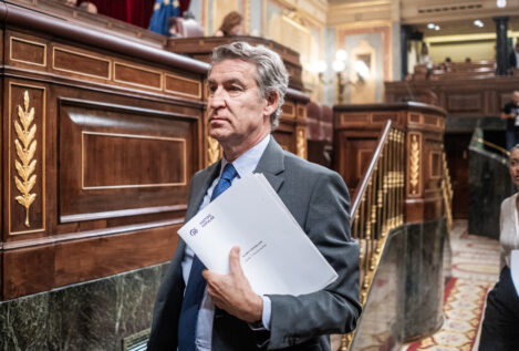 Feijóo califica de «lamentable» la afirmación de Óscar López sobre los «jueces que prevarican»
