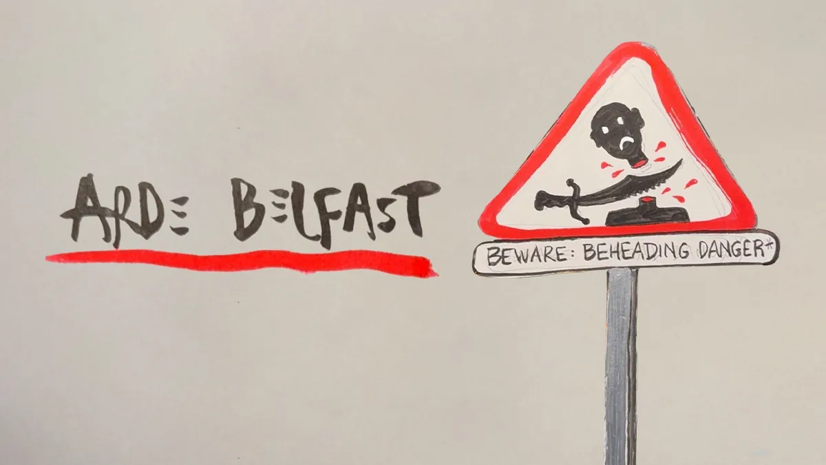La viñeta sobre... Belfast en llamas