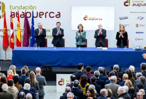 La Fundación Atapuerca concede premios a la reina Sofía, a Sánchez Galán y a Carlos Perreto