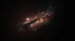 El supertelescopio ALMA detecta por primera vez el gas que alimentó a las galaxias primitivas