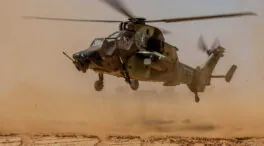 El helicóptero Tigre que también tiene España derriba el 100% de los drones iraníes
