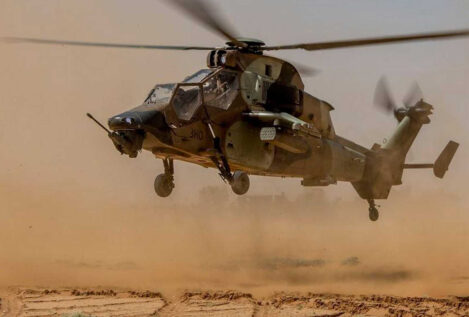 El helicóptero Tigre que también tiene España derriba el 100% de los drones iraníes