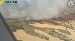 Un incendio en Tamarite (Huesca) arrasa 1.000 hectáreas y obliga a desalojar tres pueblos
