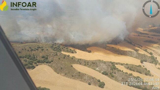El incendio en Tamarite (Huesca) arrasa 1.000 hectáreas y obliga a desalojar tres pueblos